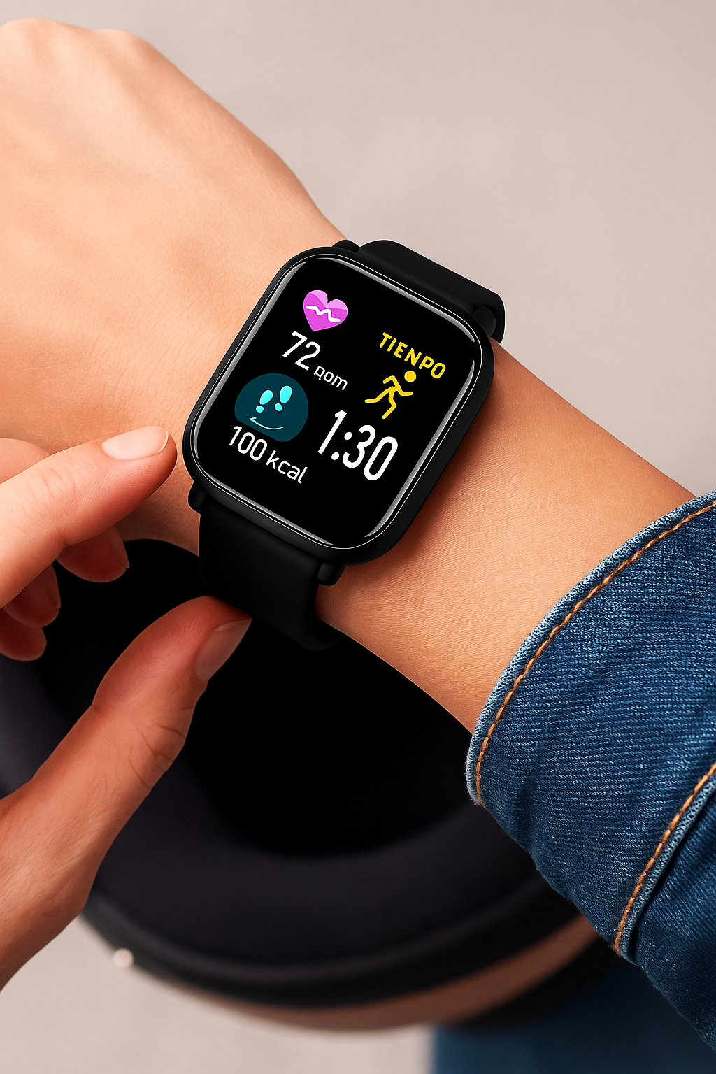 Smartwatch Y68 Plus | Reloj Inteligente Deportivo 🔥 Monitorea tu Salud 💓 + Notificaciones 📱 | Compatible Android & iPhone